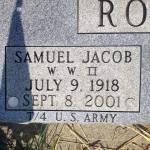 Samuel J. Roush burial marker