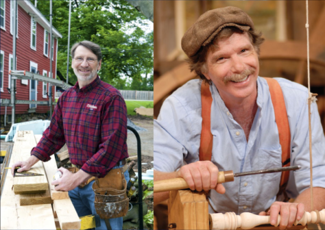 Norm Abram and Roy Underhill