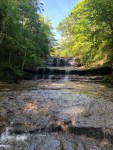 Waterfall at Fallsville Wildlife Area.