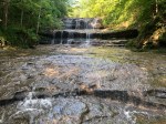 Waterfall at Fallsville Wildlife Area.